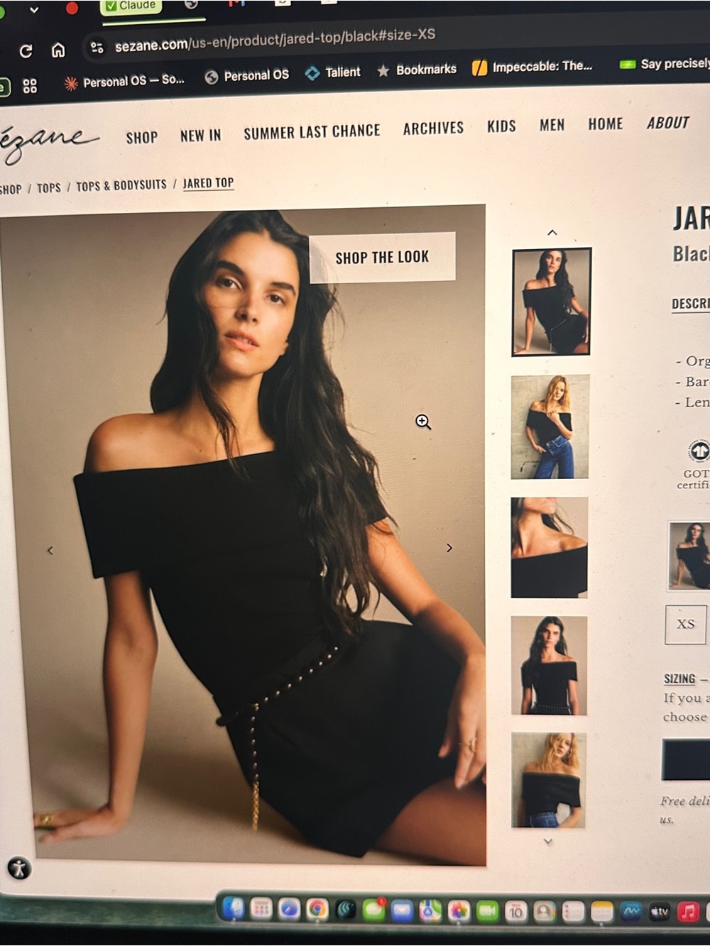 Sezane Jared top medium
